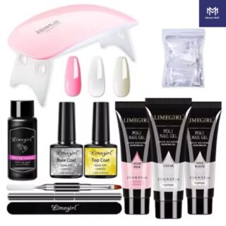 Nail Extension Gel Kit Soak Off UV Gel Acrylic for Beginne Manicure Tools Kit